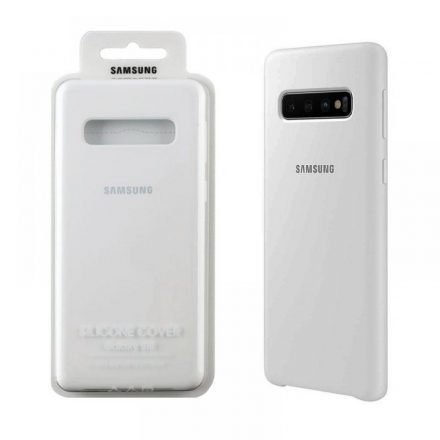 Samsung Galaxy S10 Leather Cover - Bőr tok Fehér EF-VG973LWEGWW