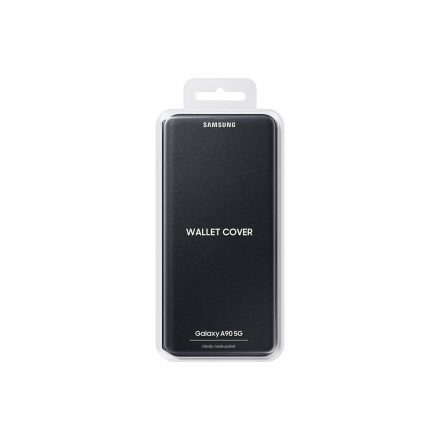 Samsung A90 5G Wallet Cover Fekete - EF-WA908PBEGWW