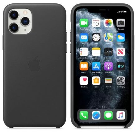 Apple iPhone 11 Pro bőrtok fekete MWYE2ZM/A