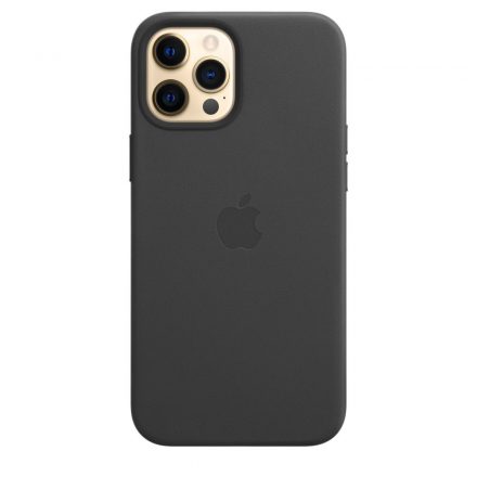 Apple iPhone 12 Pro Max bőrtok fekete MHKM3ZM/A