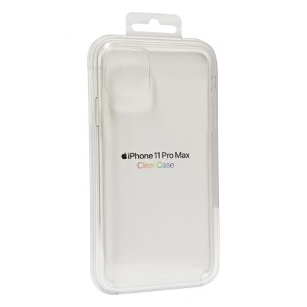 Apple iPhone 11 Pro Max szilikon tok, Clear Case, átlátszó, MX0H2ZM/A