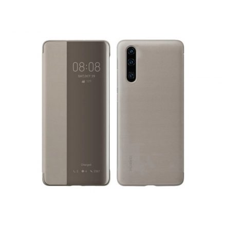 Huawei P30 Smart View Flip Cover flip tok - Barna (51992864)